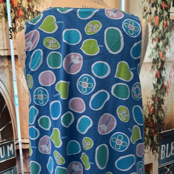 Gudrun Sjoden “Couleur” Jersey Dress, Blue Print, Size Medium - Picture 7 of 13